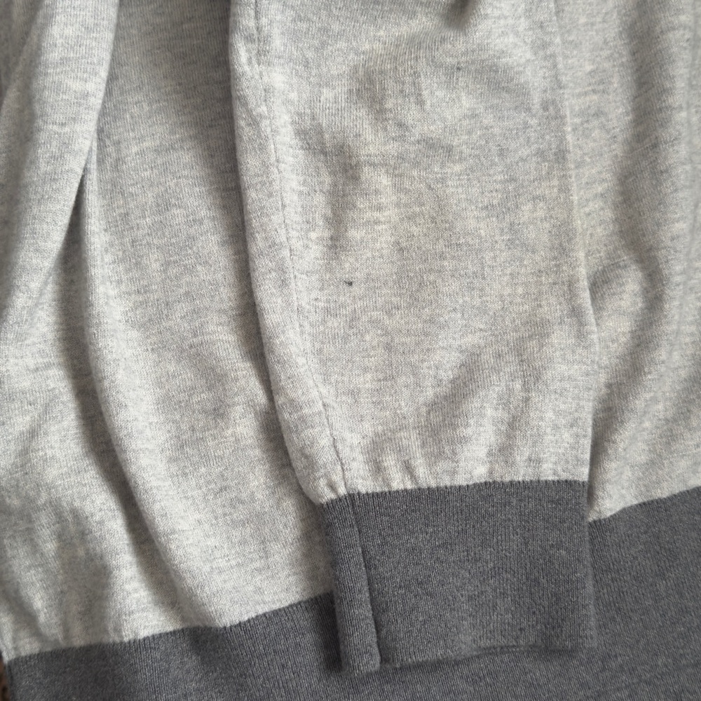 Banana Republic Men's Light Gray Crewneck Pima Cotton Cashmere Layering Sz Xl - Picture 7 of 8